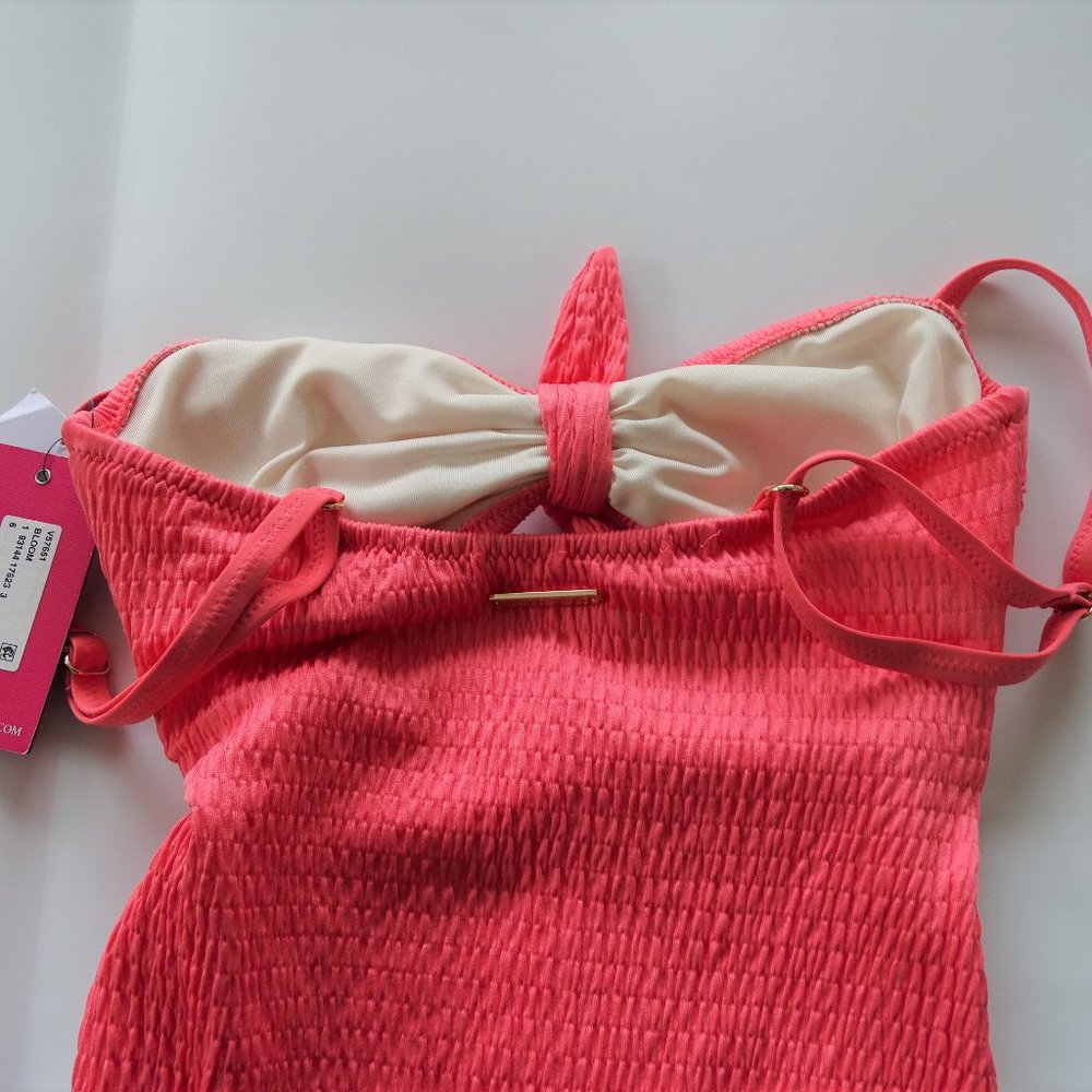 Vince Camuto Ripple Effect One Piece Swimsuit NWT - Picture 4 of 4